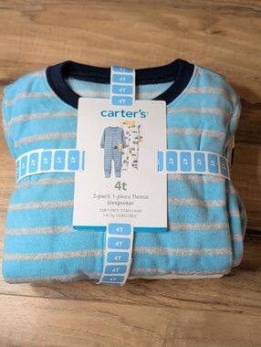 Carter's 2 Pack Fleece Footed Pajamas Size 3T